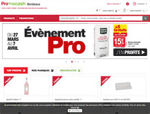 Tablet Screenshot of bordeaux.promocash.com