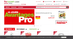 Desktop Screenshot of lorient.promocash.com